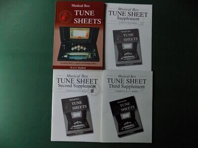 Musical Box Tunesheets by H A V Bulleid – series of 4 books