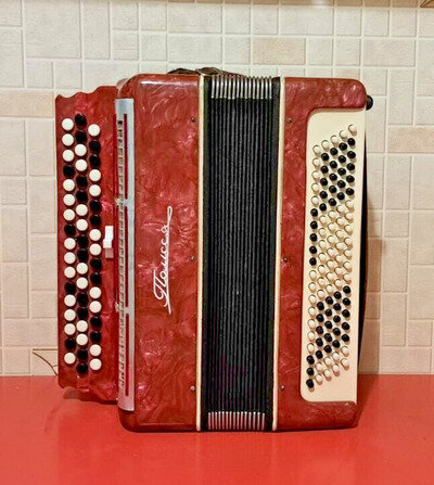 100 basses / Accordion / Vintage Bayan / Polisya / Registers / USSR /