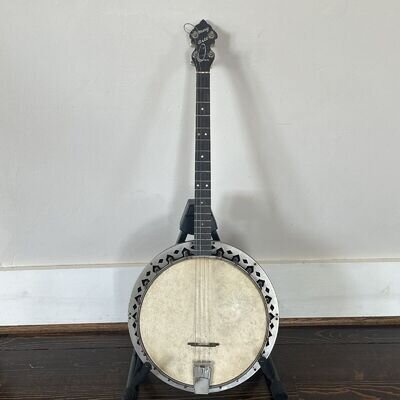 Vintage 1920's Slingerland May Bell Queen 4 String Maple Banjo Grover Pat Presto