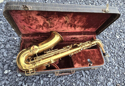 Vintage PAN AMERICAN Saxophone in original hard case