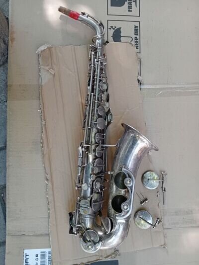 Vintage East Germany Tenor Saxophone "Weltklang" For restore/Spare parts...