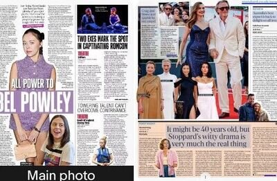 The Real Thing Bel Powley Interview First Night 4* Review News Article Clippings