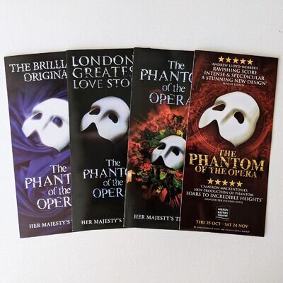 Phantom of the Opera Flyers Bundle, London