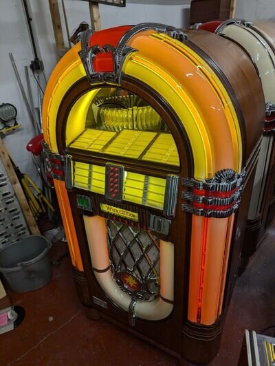 Wurlitzer " One More Time " Vinyl Bubbler Jukebox