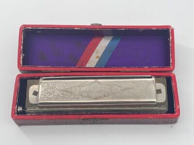 Vintage Hohner Super Chromonica harmonica C (13)