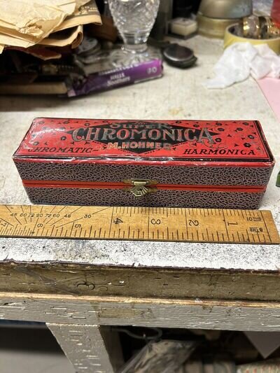 VINTAGE HOHNER CHROMATIC HARMONICA BOXED ‘C’