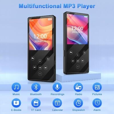 Gueray 64GB MP3 Players with Bluetooth 5.0 MP3 & Digital Audio Players