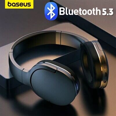 Baseus Wireless Bluetooth 5.3 Headphones Foldable Wireless Over-Ear Earphones