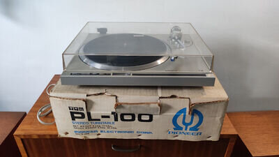 Pioneer PL-100 Auto Return Vintage Retro Turntable 'Made in Japan' with OEM box