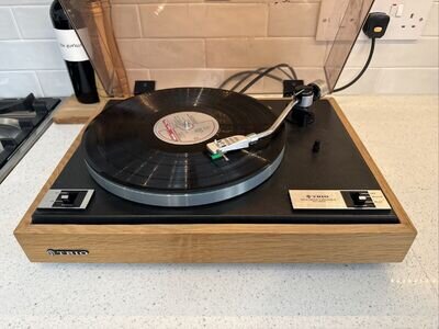 Kenwood TRIO KD-1033 Turntable Belt-Drive Hi-Fi Record Player NEEDS ATTENTION