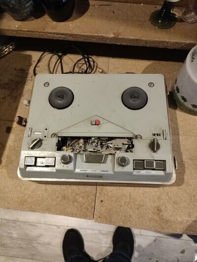 Vintage Early Version Telefunken 4 Track Reel To Reel Recorder