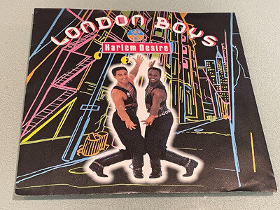 London Boys - Harlem Desire - Talk! Talk! Talk! - Vinyl Record 7" Single - 1989