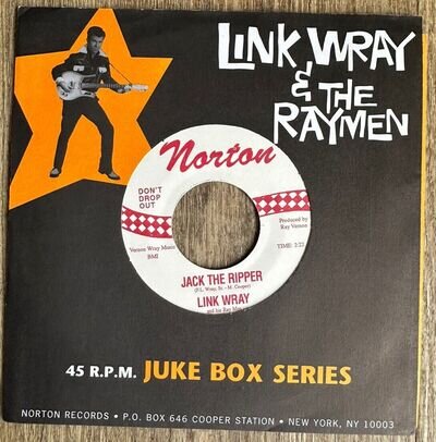 Link Wray & The Raymen. Jack The Ripper / Bo Diddley 7” 45