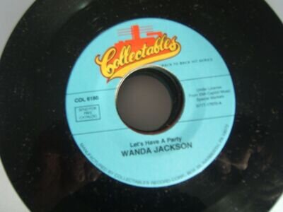 WANDA JACKSON 45 -Let's Have A Party USA re-issue