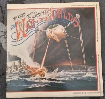 Jeff Wayne / War Of The Worlds/ CBS Double Gatefold Lp U.K. 1978 With Booklet