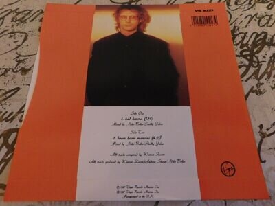 WARREN ZEVON ' BAD KARMA/ BOOM BOOM MARICINI' 7'' PROMO