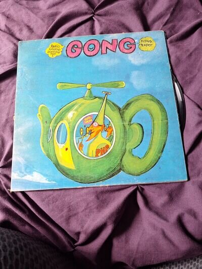 Gong ‎- Flying Teapot (Radio Gnome Invisible Part 1) (LP) (VG-/VG-EX)