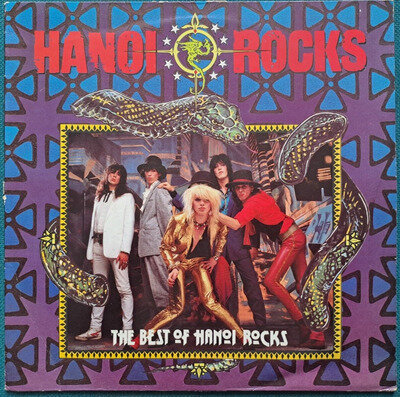 HANOI ROCKS - The Best Of Hanoi Rocks - 1985 UK 12" VINYL LP ALBUM RECORD EX+