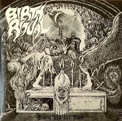 BIRTH RITUAL - TURN UP THE EVIL LP JAPANESE METAL SKULL PUNK GISM SABBAT GUDON