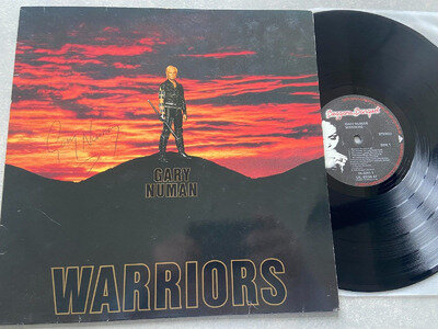 Gary Numan "Warriors" A signed by Gary Numan 1983 UK Beggars Banquet LP