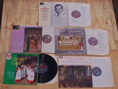 Temple Church Choir Thalben-Ball Organ Carols Hymns LPs Collection