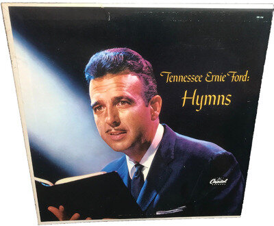 TENNESSEE ERNIE FORD hymns 1970's US CAPITOL STEREO REISSUE VINYL LP