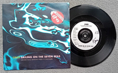 OMD Sailing on the Seven Seas 7" Vinyl Single 1991. Virgin Records VS1310