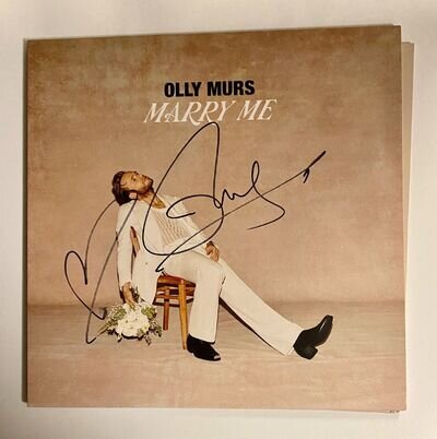 Olly Murs - Marry Me 12” VINYL LP Autographed Signed