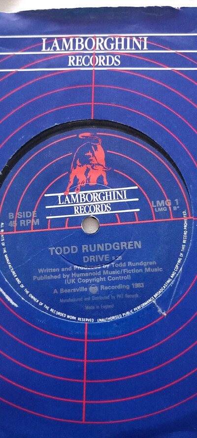 Todd rundgren drive uk 45 record