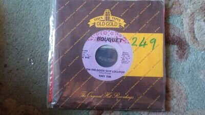 Tiny Tim,"On The Good Ship Lollipop" Rare U.S. 7 inch vinyl