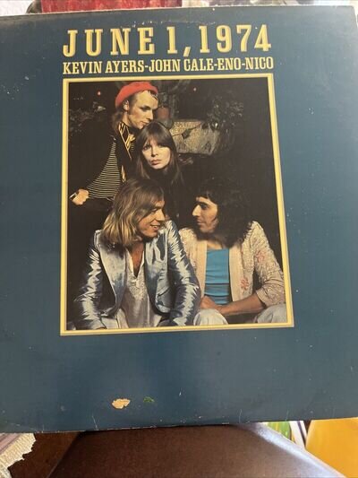 JUNE 1, 1974, KEVIN AYRES, JOHN GALE, NICO, ENO Rare Prog Art Rock Vinyl Album