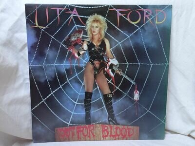 Lita Ford: Out For Blood U.S 1983 EX++ LP WITHDRAWN COVER