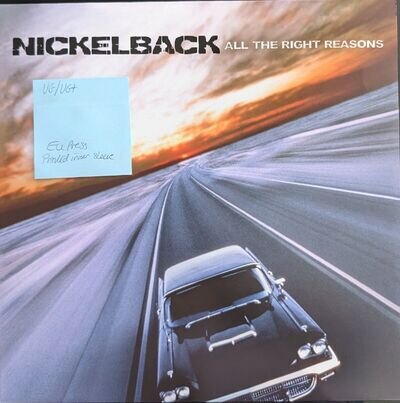 Nickelback All The Right Reasons Vinyl Record VG/VG+ 2017