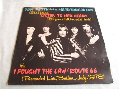 Tom Petty ' Listen To Her Heart ' 12" Vinyl Single With P/S Shelter Records.