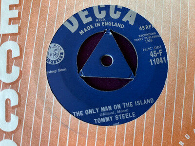 Tommy Steele - The Only Man On The Island - Decca - F.11041 - 1958 - Ex