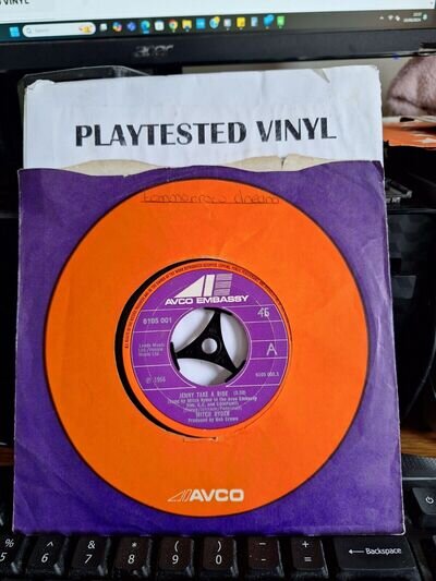 MITCH RYDER JENNY TAKE A RIDE / I NEVER HAD IT BETTER VG+ AVCO VINYL 45 RECORD