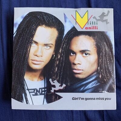 Milli Vanilli – Girl I'm Gonna Miss You 7" Vinyl Record COOL 191 (VG)