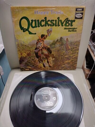 Quicksilver Messenger Service Happy Trails RARE 1st PRESS vinyl LP record UK