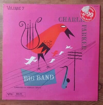 Charlie Parker- Bird On Verve Volume 7 12" Vinyl LP Verve Records 1984 France