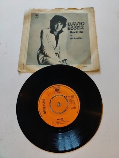 David essex rock on 7" vinyl 1973