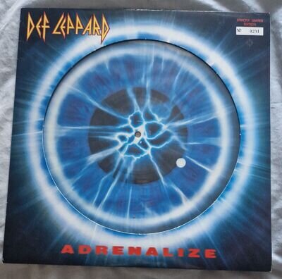 Rare Def Leppard Adrenalize 1992 VINYL LP PICTURE DISC Ltd Editon 201