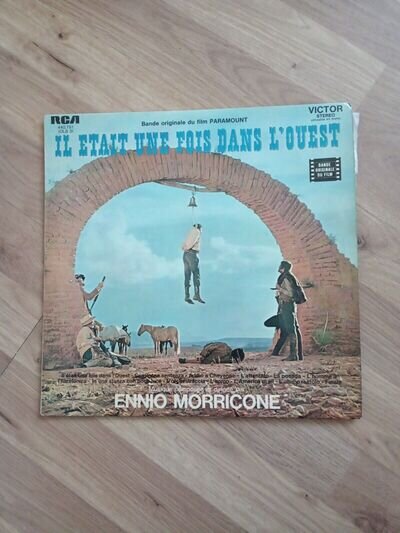 Rare French Press Ennio Morricone- Movie Soundtrack Once Upon A Time In The West