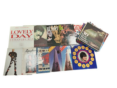 Bundle of 12" Vinyl Records Including Bill Withers, Piano Classics, and More