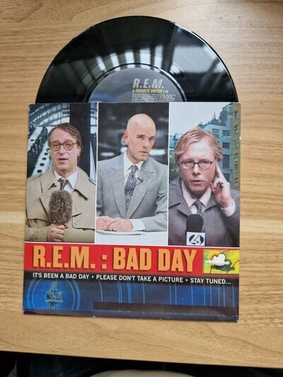 R.E.M. Bad Day 7” Black Vinyl (UK)