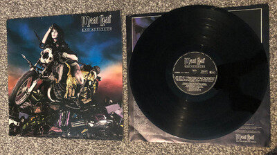 Meat Loaf Bad Attitude 12 " Vinyl LP record rock plus inner lyric sheet VG+ / EX