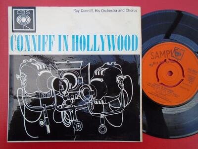 Ray Conniff Conniff In Hollywood EP CBS AGG20034 EX/EX 1963 picture sleeve, Samp