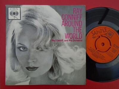 Ray Conniff Around The World EP CBS AGG20043 EX/VG 1960s picture sleeve, Sample