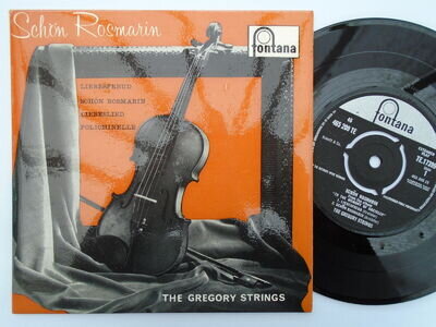 Gregory Strings Schon Rosmarin EP Fontana TE17399 EX/EX 1962 picture sleeve, Sch