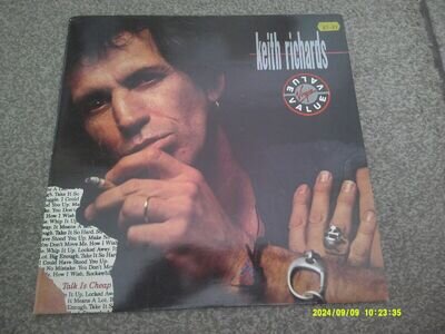 KEITH RICHARDS Talk Is Cheap & INNER 1988 VIRGIN near mint