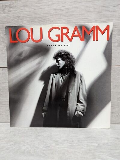 Lou Gramm - Ready Or Not - 12" Vinyl LP Record Album - Promo Copy - VG+ / VG+